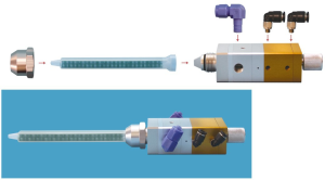YY Aluminum alloy back-suction dispensing valve