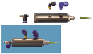 YY Thimble-type single-action dispensing valve
